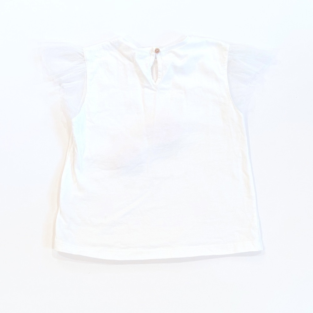Zara 3-4T Tulle Sleeve Top - Picture 6 of 7
